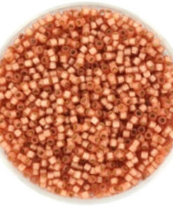 Miyuki Delica perler duracoat sf silverlined dyed rose copper 2172 11/0