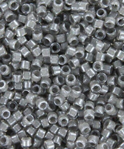 Miyuki Delica perler fancy lined pewter 2392 11/0