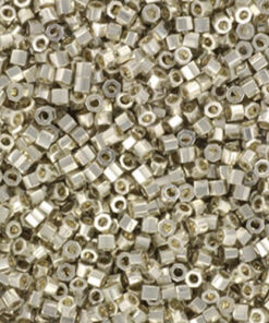 Miyuki Delica perler galvanized silver 35 11/0