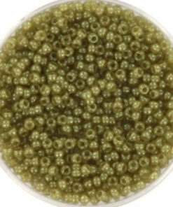 Miyuki perler seed beads 11/0 ceylon translucent celery 2374