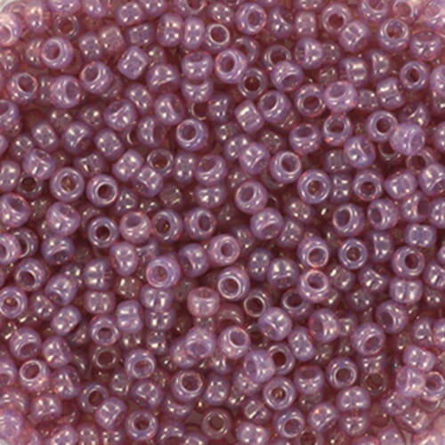 Miyuki perler seed beads 11/0 ceylon translucent thistle 2373