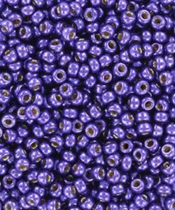 Miyuki perler seed beads 11/0 duracoat galvanized lilac night 5110