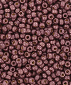 Miyuki perler seed beads 11/0 duracoat galvanized matte eggplant 4220F