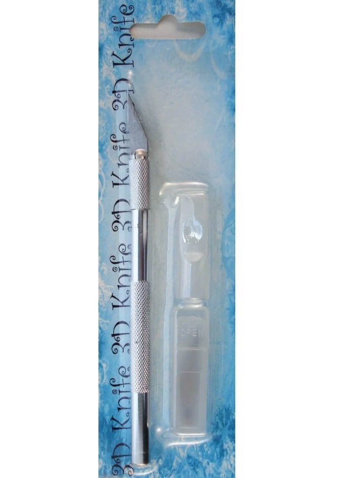 Nellies Choice skalpel kniv med metalhåndtag med 5 skæreblade