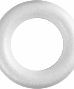 Styropor ring med flad bagside