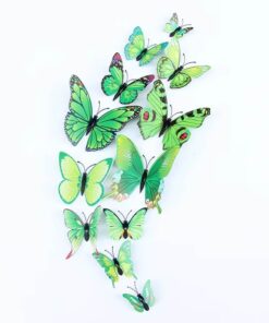 3d sommerfugle grønne