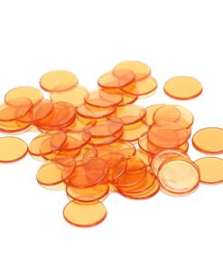 Magnetiske bankobrikker med metalring