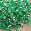 Rhinsten 4mm iriserende grønne