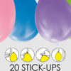 Ballon stick-ups