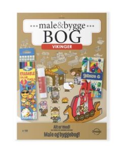 CREAZOO Malebog og byggebog Vikinger