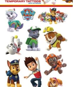 Midlertidige tatoveringer til børn med Paw Patrol