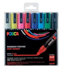 Posca corner etui PC-5M standard farver