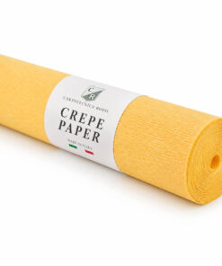 Cartotecnica Rossi crepepapir creme 50x150cm 90g premium italiensk crepepapir til papirblomster og hobbyprojekter