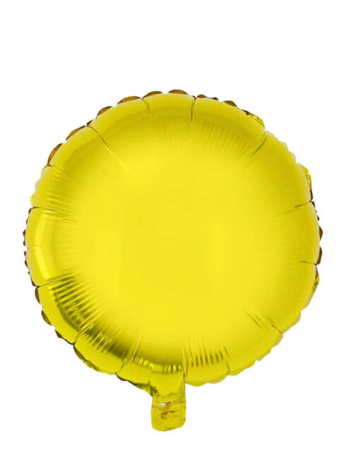 Folie ballon rund guld