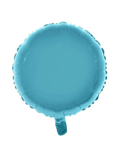 Folie ballon rund lyseblå
