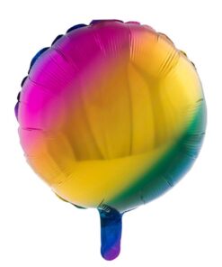 Folie ballon rund regnbue