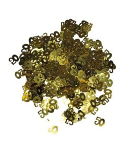 Konfetti pynt 50 år guld