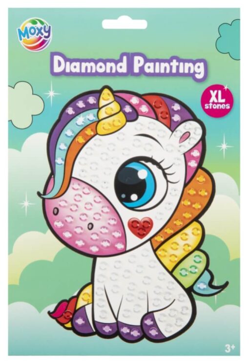 Diamond Painting XL Enhjørning