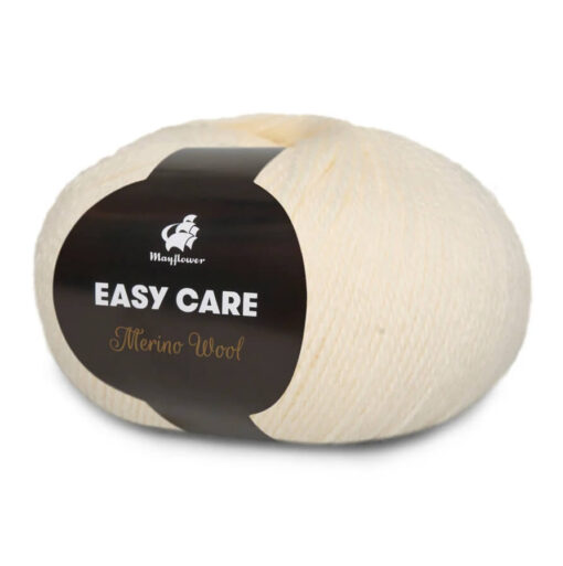 Mayflower Easy Care Råhvid uld garn