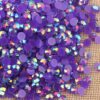 Rhinsten 3mm iriserende mørk lilla