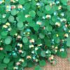 Rhinsten 6mm iriserende grønne
