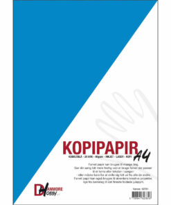 Papir Koboltblå A4