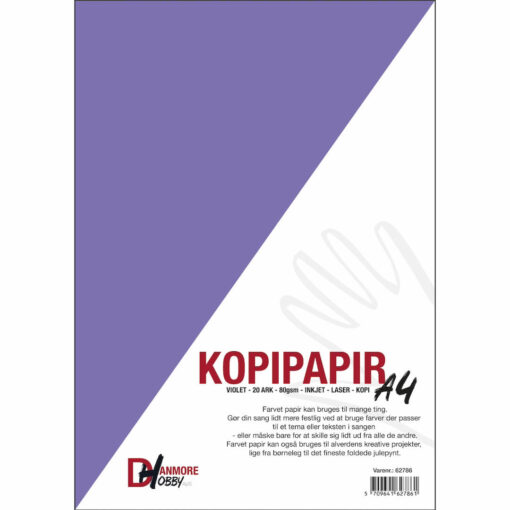 Papir Violet lilla A4