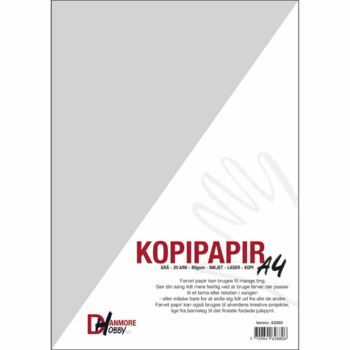 kopipapir Papir grå A4