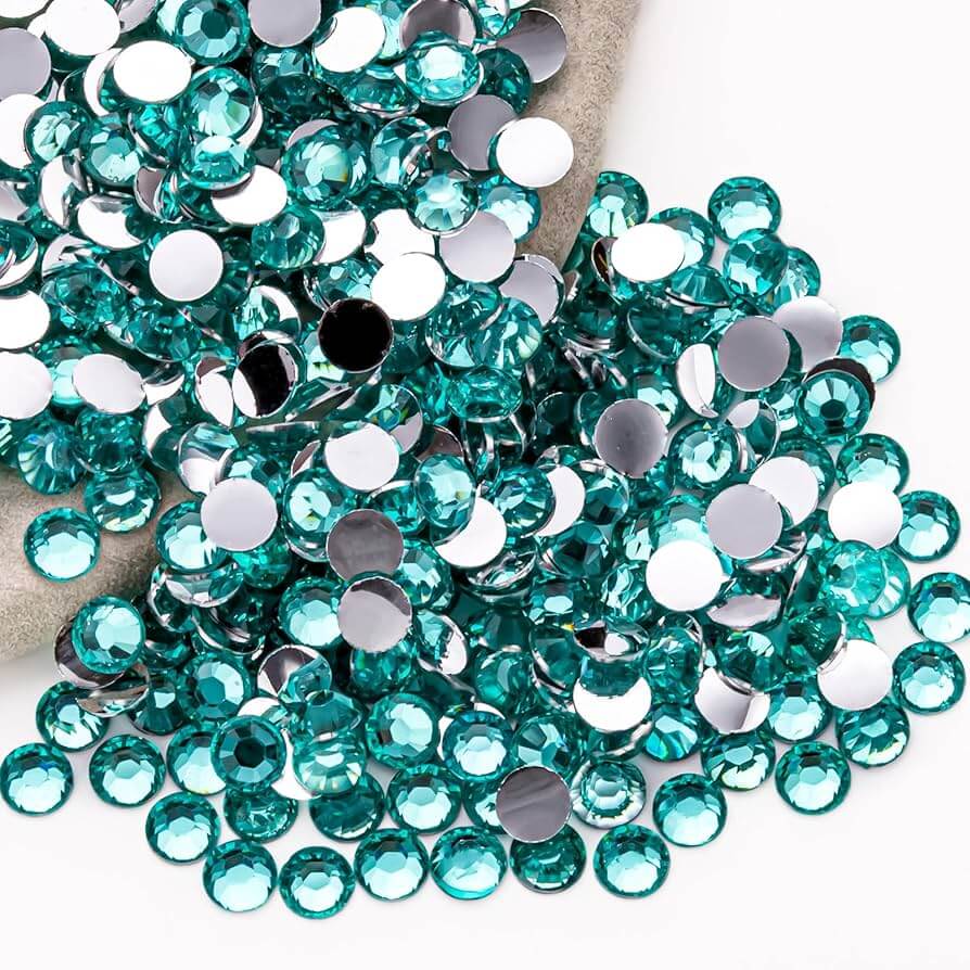 Rhinsten 2mm Aqua blå