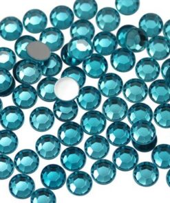 Rhinsten 5mm Aqua blå