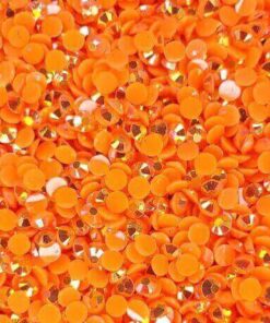 Rhinsten 2mm iriserende orange