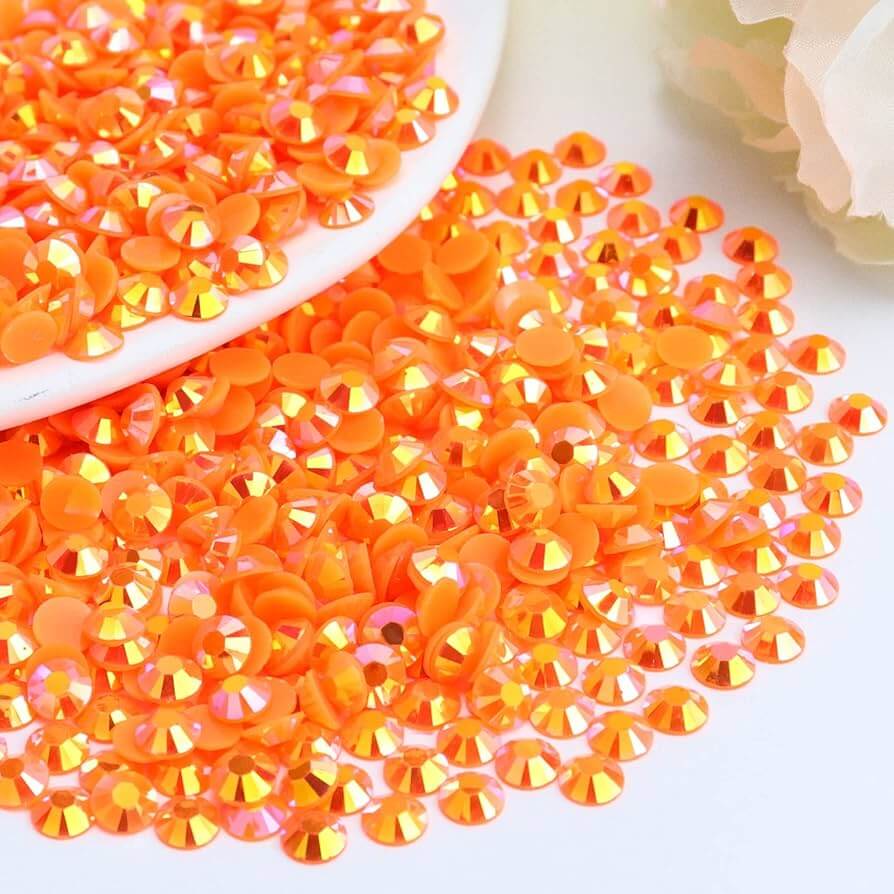 Rhinsten 3mm iriserende orange