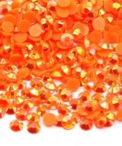 Rhinsten 3mm iriserende orange