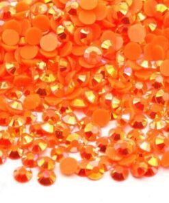 Rhinsten 4mm iriserende orange