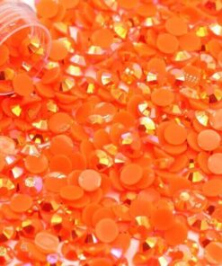 Rhinsten 5mm iriserende orange