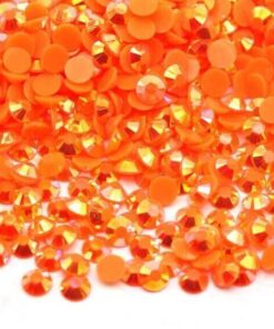 Rhinsten 5mm iriserende orange