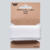 Elastik 30mm flad hvid