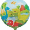 Dinosaur folie ballon rund