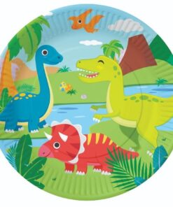 Dinosaur paptallerkner