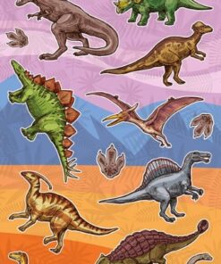 Dinosaurs klistermærker og stickers