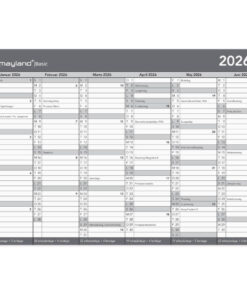 Mayland Basic kontorkalender A3 2026