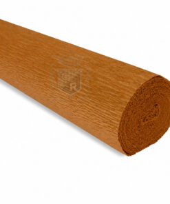 Cartotecnica Rossi Superior Florist Crepepapir Nut Brown 50x250cm 180g packshot i nøddebrun farve til papirblomster og kreative projekter