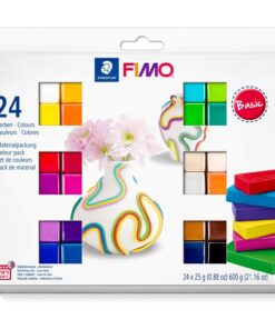 FIMO Soft sæt Basic 24stk