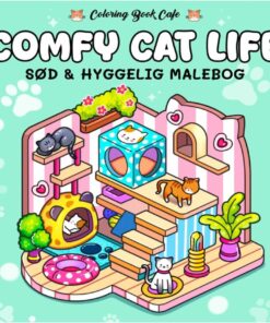 Malebog Comfy Cat Life - Cozy Coloring - Coloring Book Cafe
