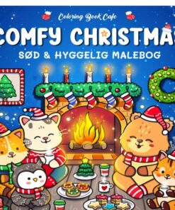 Malebog Comfy Christmas - Cozy Coloring - Coloring Book Cafe