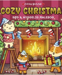 Malebog Cozy Christmas - Deluxe - Cozy Coloring - Coloring Book Cafe