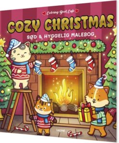 Malebog Cozy Christmas - Deluxe - Cozy Coloring - Coloring Book Cafe