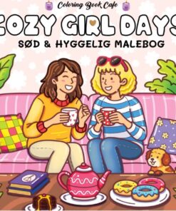 Malebog Cozy Girl Days - Cozy Coloring - Coloring Book Cafe