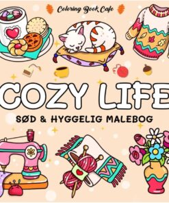 Malebog Cozy Life - Cozy Coloring - Coloring Book Cafe