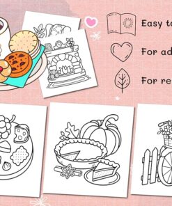 Malebog Cozy Life - Cozy Coloring - Coloring Book Cafe